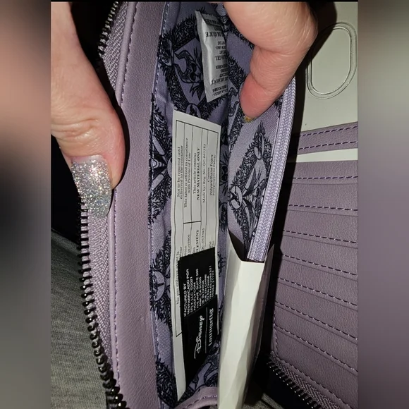 NWT Loungefly Disney Villain Scenes Maleficent Zip Around Wallet - Picture 4 of 8